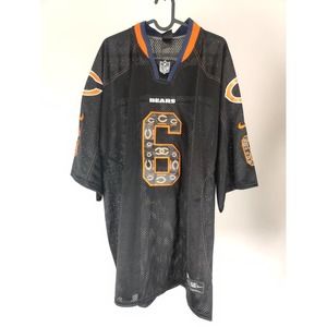 (V) NFL CHICAGO BEARS Nike NFL jersey sport Men infield CUTLER #6 sz 56